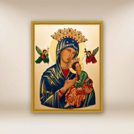 imagen religiosa sobre tela Virgen María de la Ayuda Perpetua