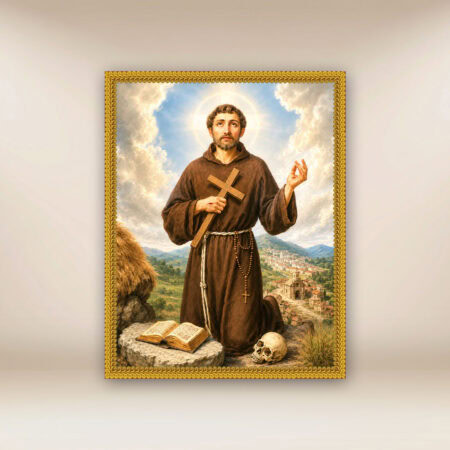 Obraz na tkaninie “Św. Franciszek”