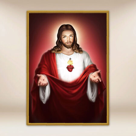 Decoración litúrgica grande Sagrado Corazón de Jesús