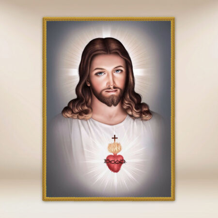 Decoración litúrgica grande Sagrado Corazón de Jesús