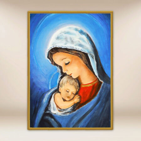 Decoración fotográfica Virgen María con el Niño