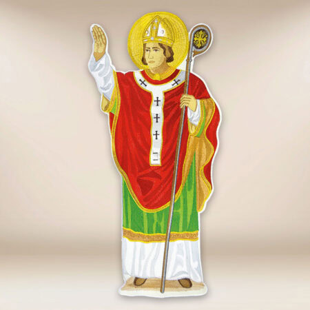 aplicación bordada San Esteban