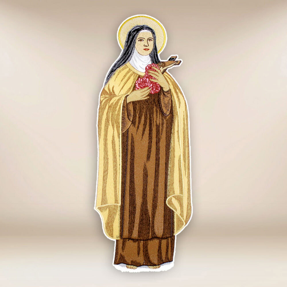 Aplicación bordada San Teresa