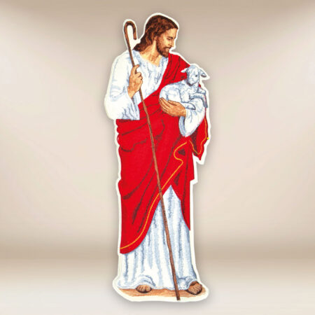 Aplicación bordada Jesús Buen Pastor
