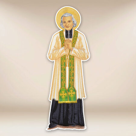Aplicación bordada "San Juan María Vianney"