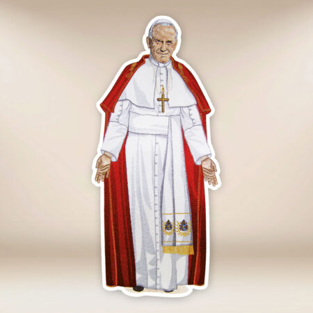 Aplicación bordada San Juan Pablo II