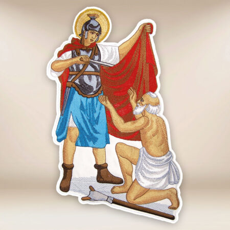 aplicación bordada San Martín