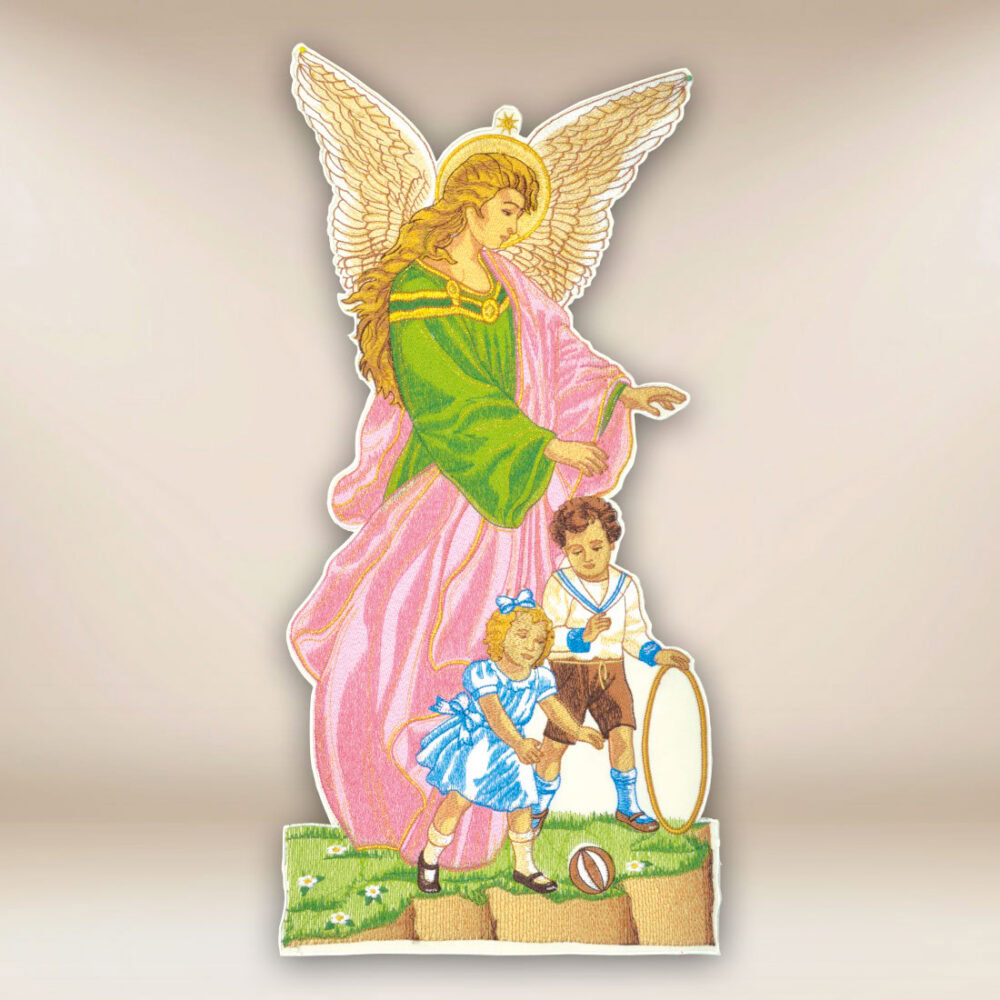 Aplicación bordada Ángel de la Guarda
