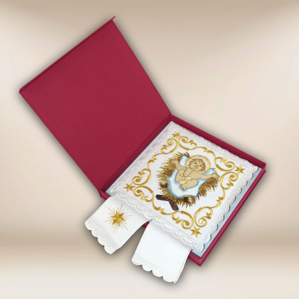caja de regalo para la ropa de altar para el cáliz