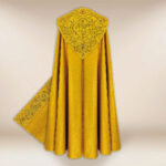 Capa bordada con IHS dorado