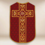 Casulla romana réplica IHS