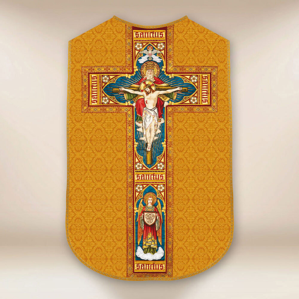 Casulla romana réplica Trinidad Santa