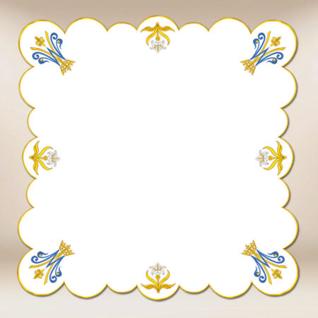 Cubierta de altar Mariana 110cm×110 cm