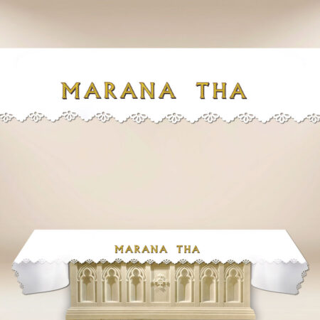 Obrus Foto Wycinany Laserowo “Marana Tha”