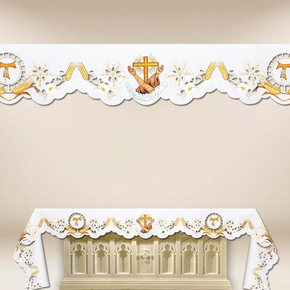 Mantel bordado Franciscano