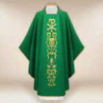 Casulla litúrgica PX verde