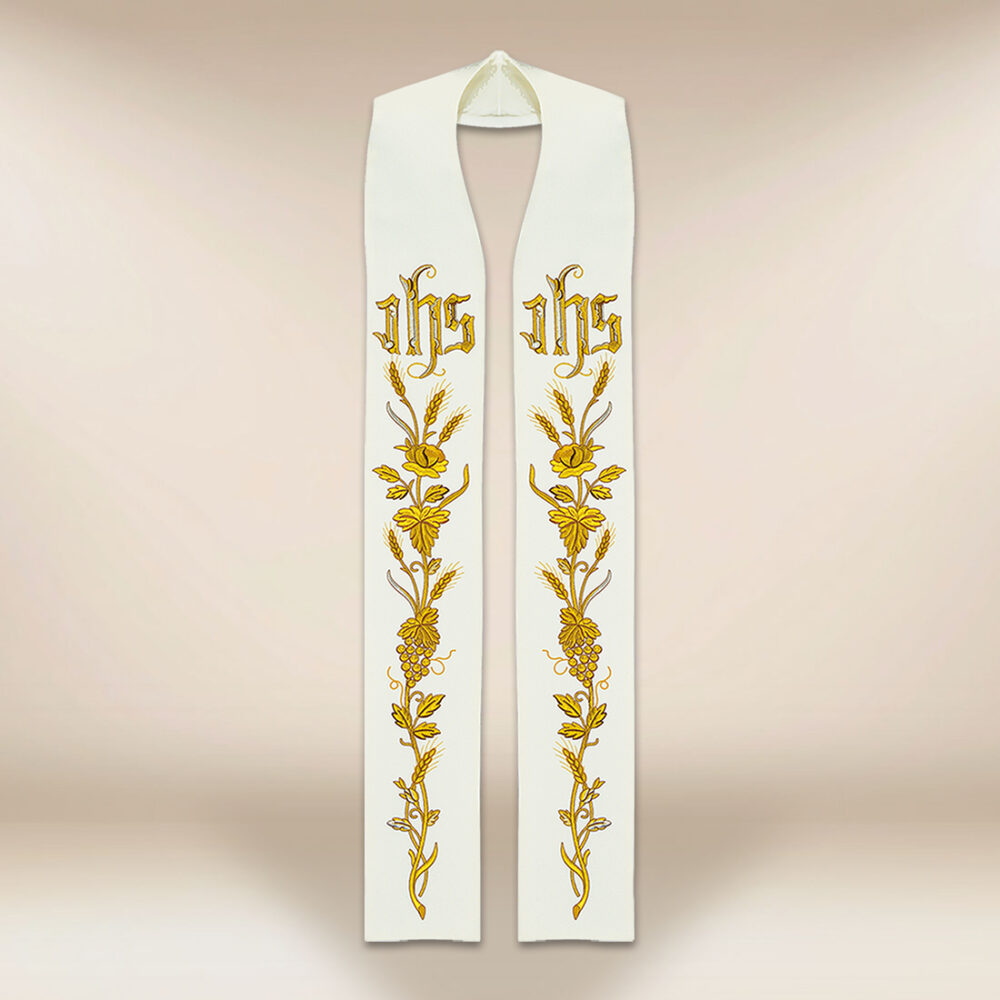 Stuła haftowana “Magnificat”