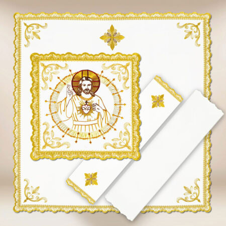 Juego de ropa para cáliz Gold Jesús