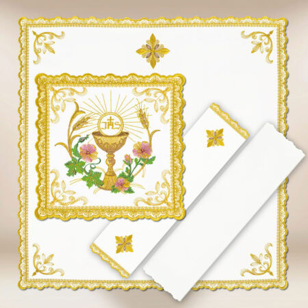 Juego de ropa para cáliz Gold Kielich