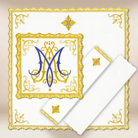 Ropa de altar para el cáliz Gold Mariano