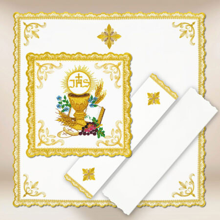 Ropa de altar para el cáliz Gold Kielich