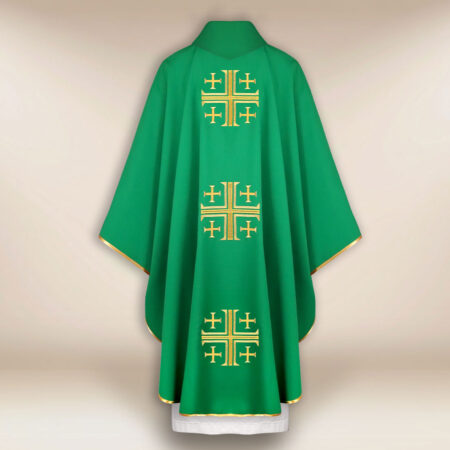 Casulla bordada Cruz de Jerusalén