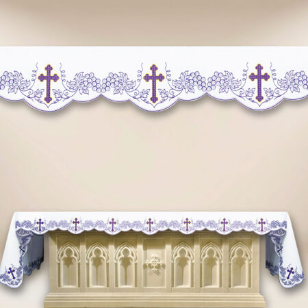 Mantel bordado litúrgico Na Post 326x115cm