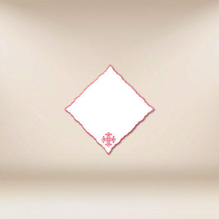 Cubierta bordada roja 32×32