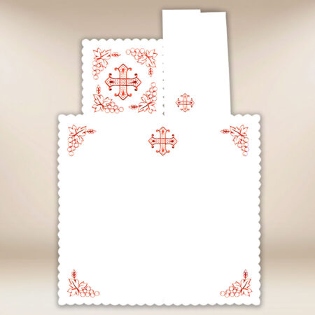 Juego de ropa para cáliz rojo