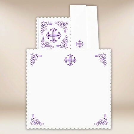 Juego de ropa para cáliz morado