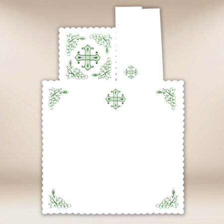 Juego de ropa para cáliz verde