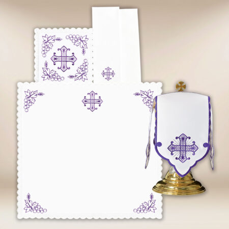Juego de ropa para cáliz Calvario